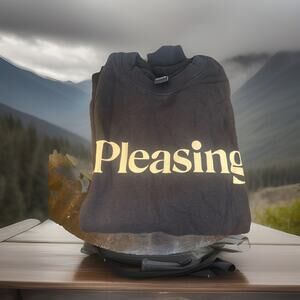 Pleasing Harry Styles Crewneck Sweatshirt Black / Gray Size Large